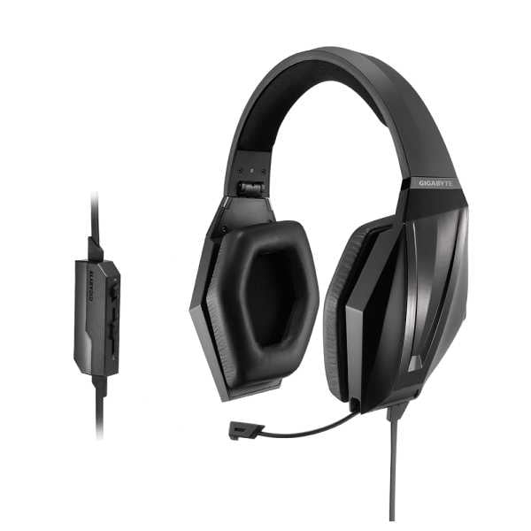 Gigabyte Force H3X gaming headset, 3.5mm jack 32 Ohm  118dB 20-20Khz microphone black
