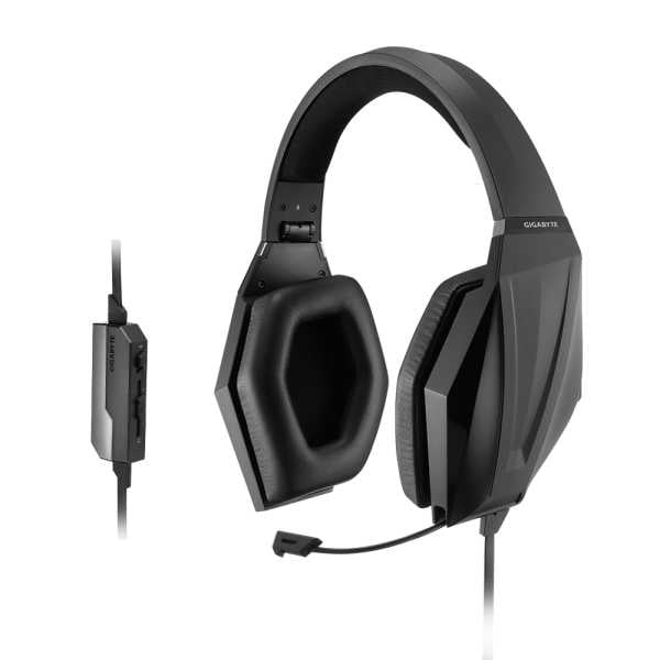 Gigabyte Force H3 gaming headset, 3.5mm jack 32 Ohm  116dB 20-20Khz microphone 2m black