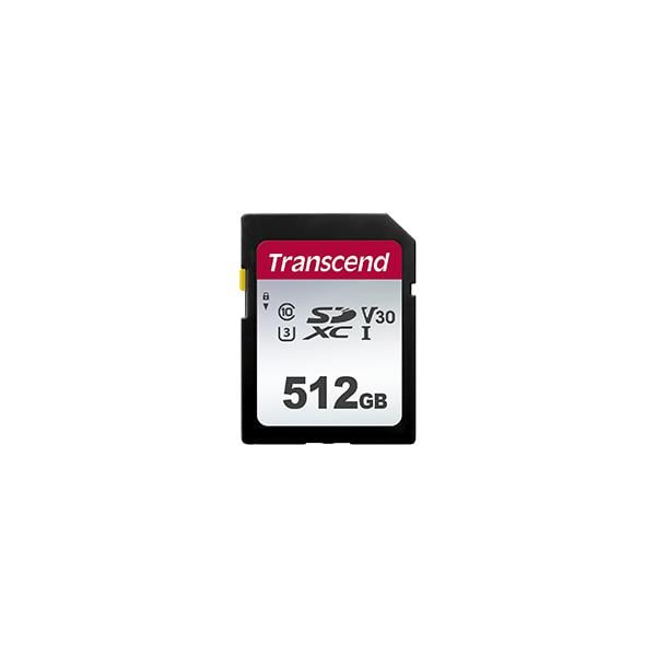 Transcend TS128GSDC300S 300S Memory-card, 128GB, SDXC, 95/45MB/s, UHS-I U1, Class10 (V30, 3.3V