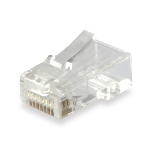 Equip 121144 Cat.6 RJ45 Plug, RJ45, Transparent, Plastic, Cat6, CE