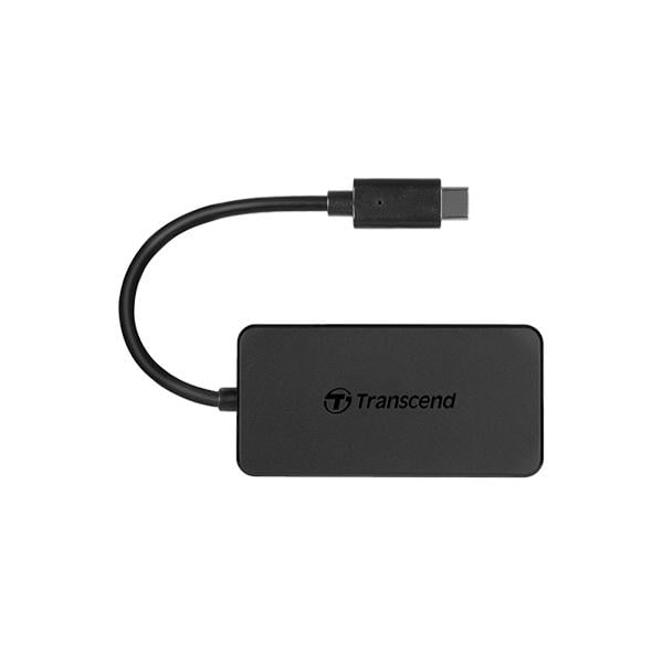 Transcend TS-HUB2C USB Hub, USB3.1 Gen1/ Type-A, 4x USB Type-A, Black