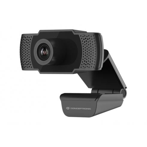 Conceptronic AMDIS01B AMDIS 1080P Full HD Webcam with Microphone, 2 MP, 1080p, 30 fps, H.264