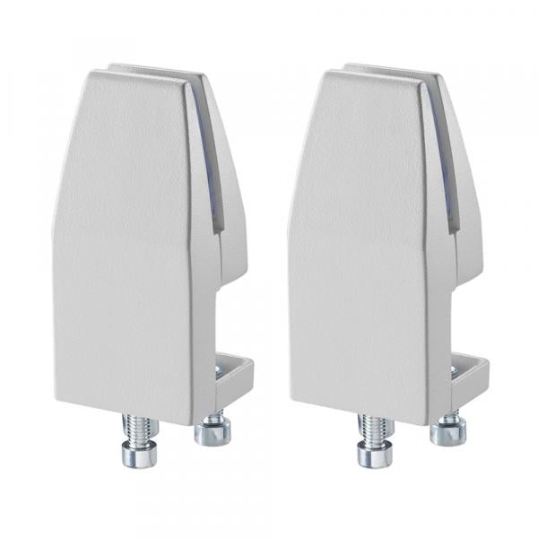 Neomounts NS-CLMP40WHITE Desk clamp set for NS-GLSPROTECTXXX set of 2, 5 kg, 25 - 40 mm,