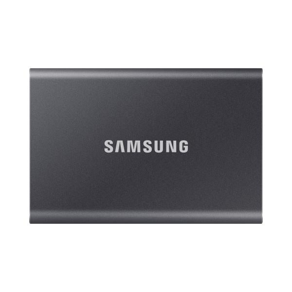 Samsung MU-PC2T0T/WW T7 Portable SSD, 2000 GB, USB Type-C, 3.2 Gen 2, 1050 MB/s, Password, Grey