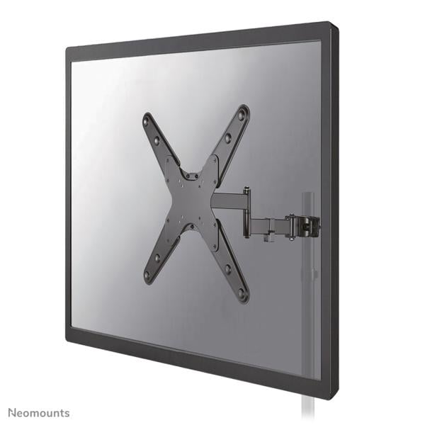 Neomounts FL40-450BL14 Screen Pole Clamp/Truss Mount, 3 pivot, 32"-55", 25 kg, 400x400mm