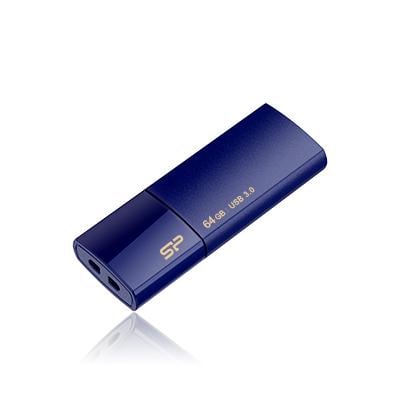 Silicon Power SP128GBUF3B05V1D Blaze B05, 128 GB, USB Type-A, 3.2 Gen 1, Slide, 9.2 g, Blue