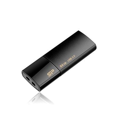 Silicon Power SP128GBUF3B05V1K Blaze B05, 128 GB, USB Type-A, 3.2 Gen 1, Slide, 9.2 g, Black