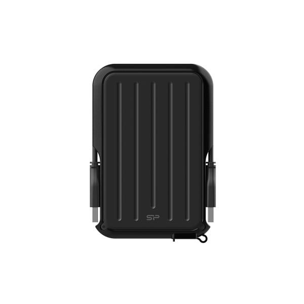 Silicon Power SP010TBPHD66SS3K Armor A66 portable HDD, 1 TB, USB 3.2 Gen 1, Black