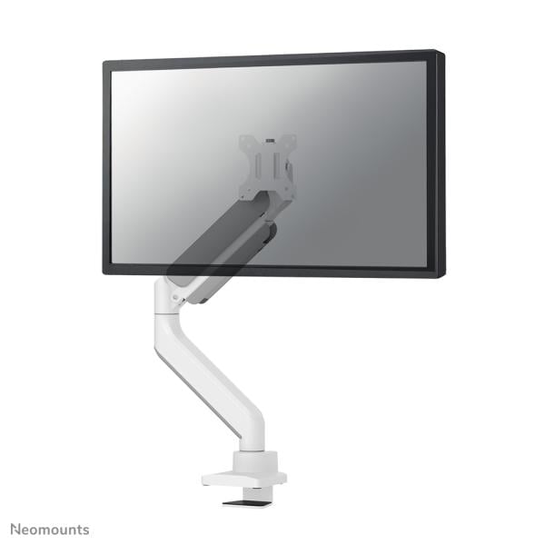 Neomounts DS70-450WH1 Full-Motion Desk Mount, 17 - 42 inch, Topfix clamp & grommet