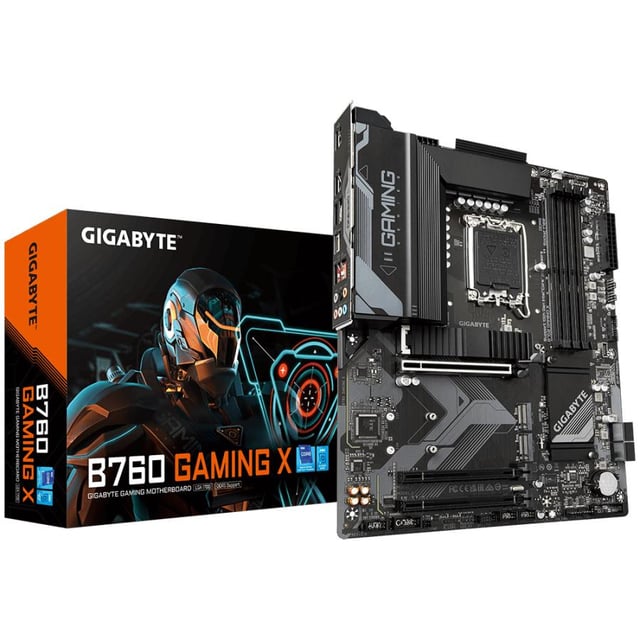 Gigabyte B760 GAMING X, ATX, Intel LGA1700, B760, 4x DDR5, USB 3.2 Gen 2, M.2, 2.5 GbE