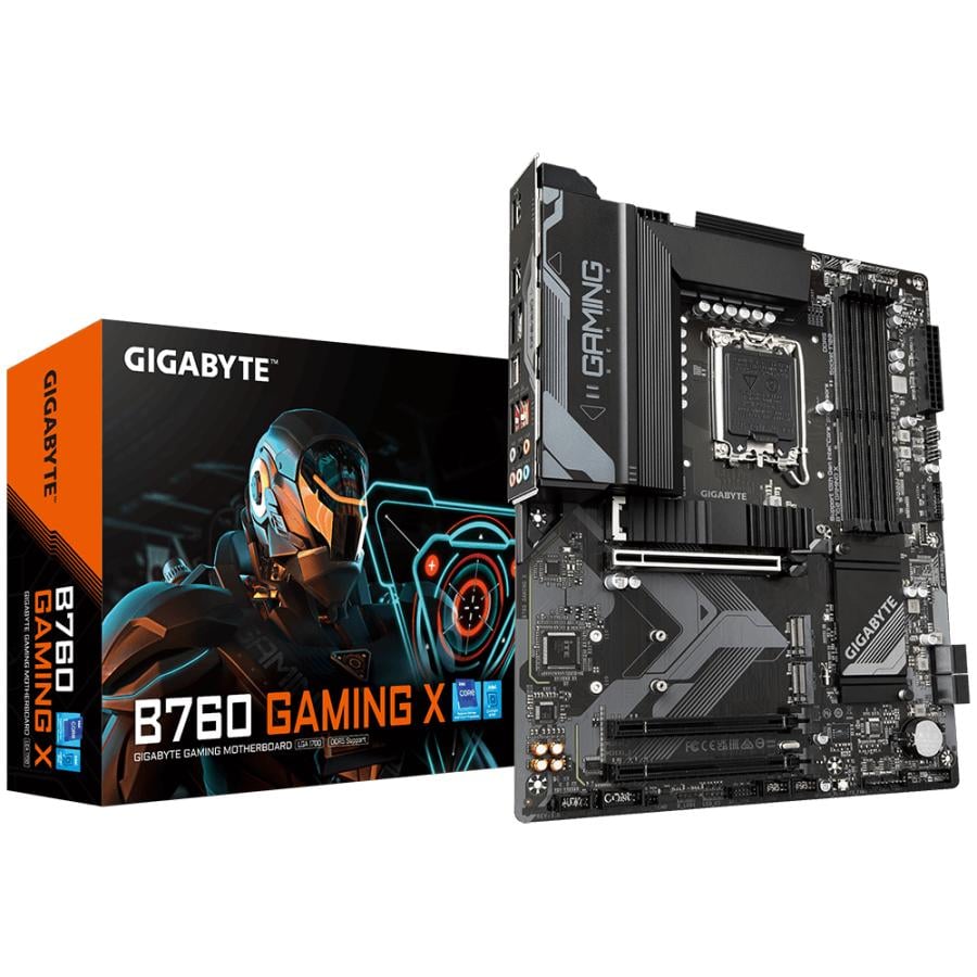 Gigabyte B760 GAMING X, ATX, Intel LGA1700, B760, 4x DDR5, USB 3.2 Gen 2, M.2, 2.5 GbE