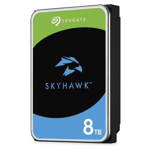 Seagate ST8000VX010 SkyHawk Surveillance HDD, 3.5", 8 TB, SATA3, 180 MB/s