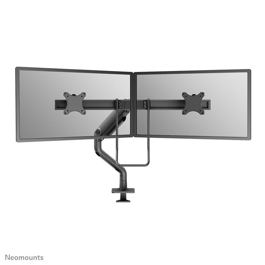 Neomounts DS75S-950BL2 Full-motion desk mount, 2x 17" - 27", 8kg, 100x100 mm, Black