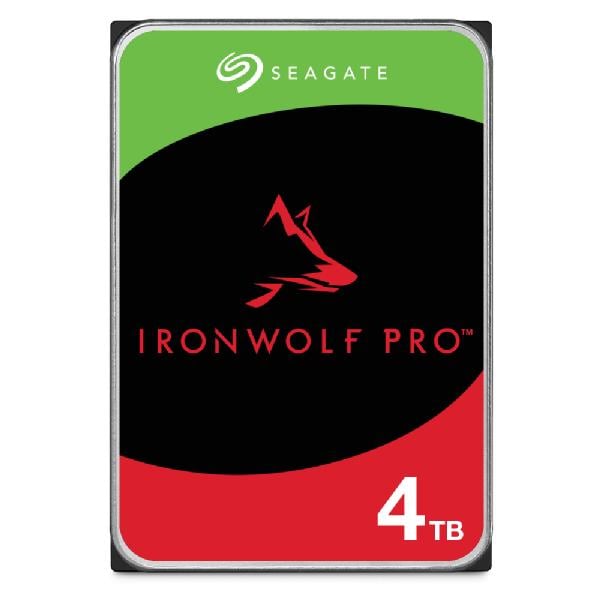 Seagate ST4000NT001 IronWolf Pro HDD, 4 TB, 3.5", 7200 RPM, 256 MB