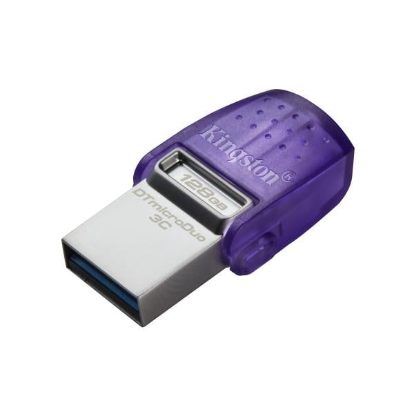Kingston DTDUO3CG3/128GB DataTraveler microDuo 3C USB-Stick, 128 GB, USB 3.2 Gen 1, max 200 MB/s