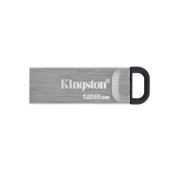 Kingston DTKN/128GB DataTraveler Kyson, 128 GB, USB 3.2, 200/ 60 MB/s, Capless, Silver