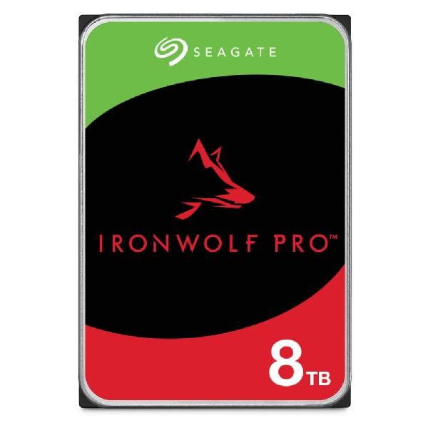 Seagate ST8000NT001 IronWolf Pro HDD, 8 TB, 3.5", 7200 RPM, SATA3, 6 Gbps, 255 MiB/s