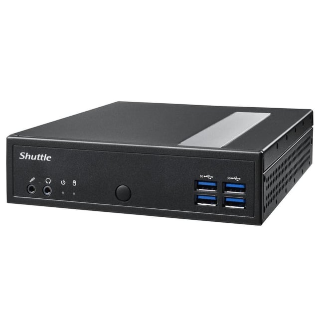 Shuttle PEB-DL30N101 DL30N Slim Barebone PC, 1.35L, IIntel N100 Fan, DDR5, 2x 2.5 GbE, 65W, 24/7