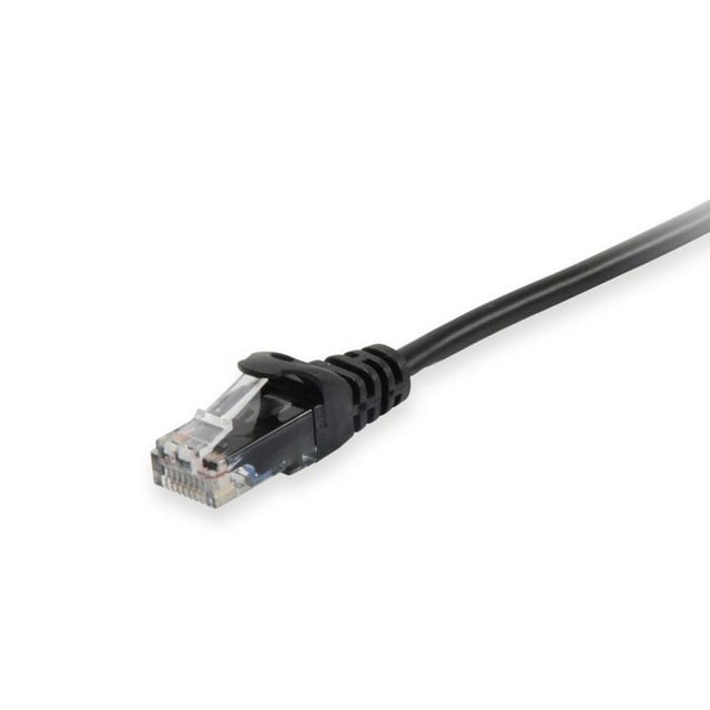 Equip 60305307101 Cat.6A U/UTP Patch Cable, 2m, Black, 2 m, Cat6a, RJ45, Black