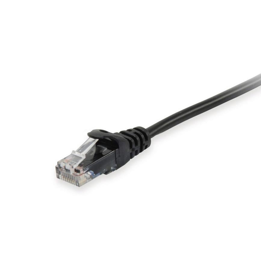 Equip 60305307101 Cat.6A U/UTP Patch Cable, 2m, Black, 2 m, Cat6a, RJ45, Black