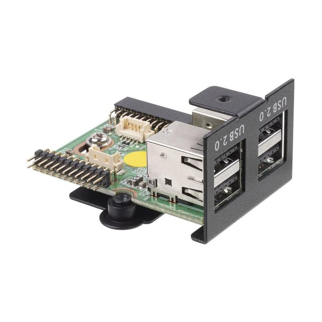 Shuttle ZKUS-USB01 USB01 Module 4x USB 2.0 daughter board for industrial Box-PCs, USB 2.0, Black