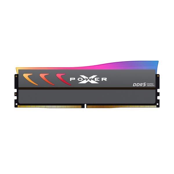 Silicon Power SP064GXLWU64AFDK STORM DIMM GRAY, 64GB, 32GBx2, DDR5, 6400 Mhz, CL32, 1.4v, 2Gx8, RGB