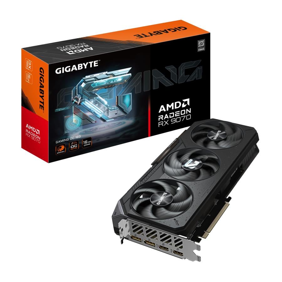 Gigabyte GV-R9070GAMING OC-16GD, AMD Radeon™ RX 9070 GAMING OC, 16GB GDDR6, 256bit, PCIe 5.0