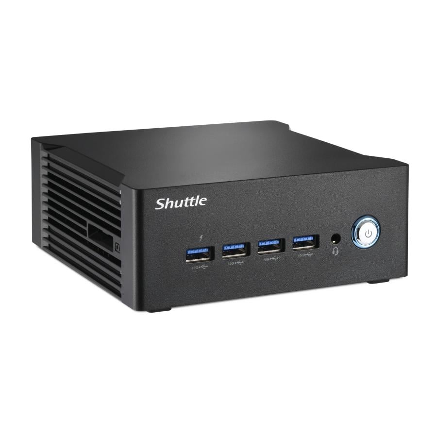 Shuttle PFB-NA10H701 NA10H7 Nano PC NA10H7, AMD Ryzen™ 7-8845HS APU, Radeon 780M , 2x USB-C