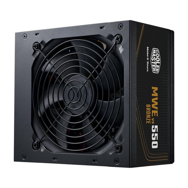 Cooler Master MPE-5502-ACAAG-3BEU MWE Gold 550 V3 Non Modular, ATX, 550W, >90%, Black