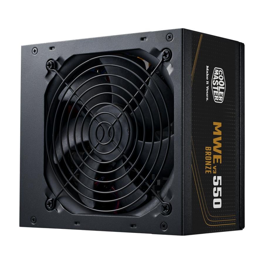 Cooler Master MPE-5502-ACAAG-3BEU MWE Gold 550 V3 Non Modular, ATX, 550W, >90%, Black