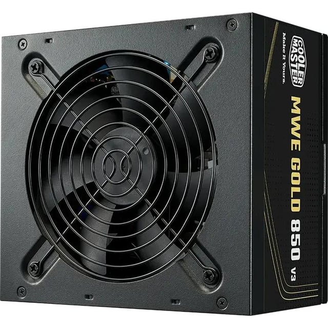 Cooler Master MPE-8506-ACAG-BEU MWE Gold 850 V3 Non Modular, ATX 3.1, 850W, =90%, EPS x2, Black