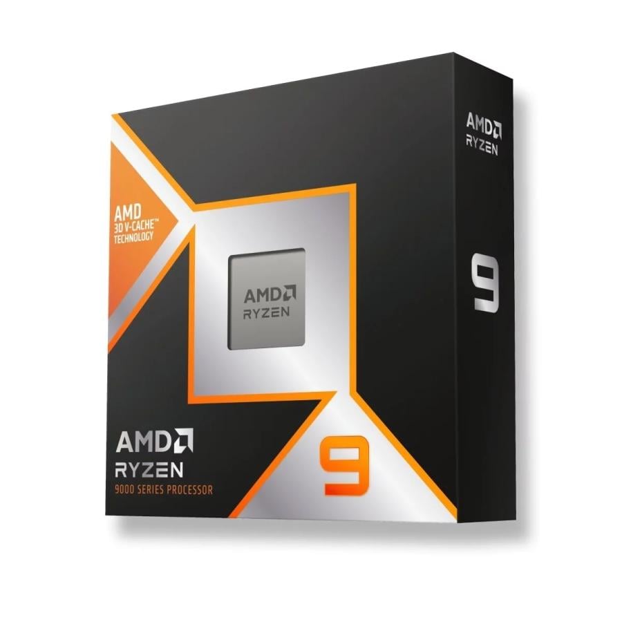 Amd 100-100001368WOF Ryzen 9 9900X3D, AM5, Granite Ridge, 12-Core HT, 4.4 Ghz 128MB 3D V-Cache, 120W
