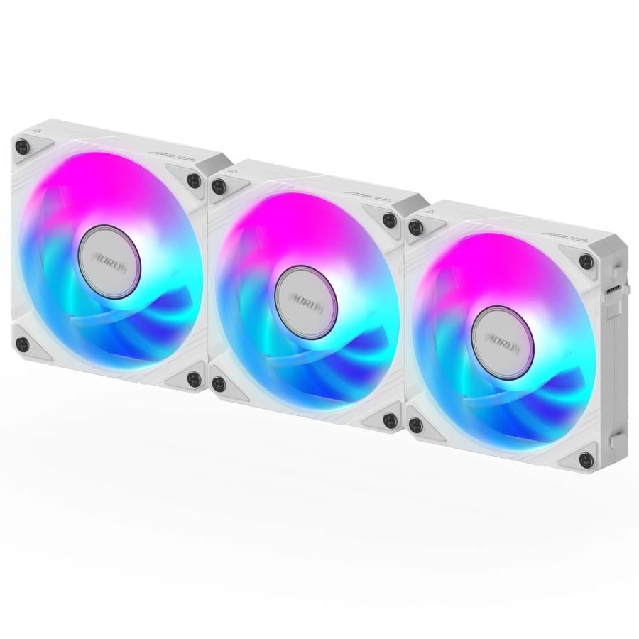 Gigabyte GP-ECFAN1203 ICE AORUS EZ CHAIN FAN 120 ICE 3-Pack, 12 cm, White