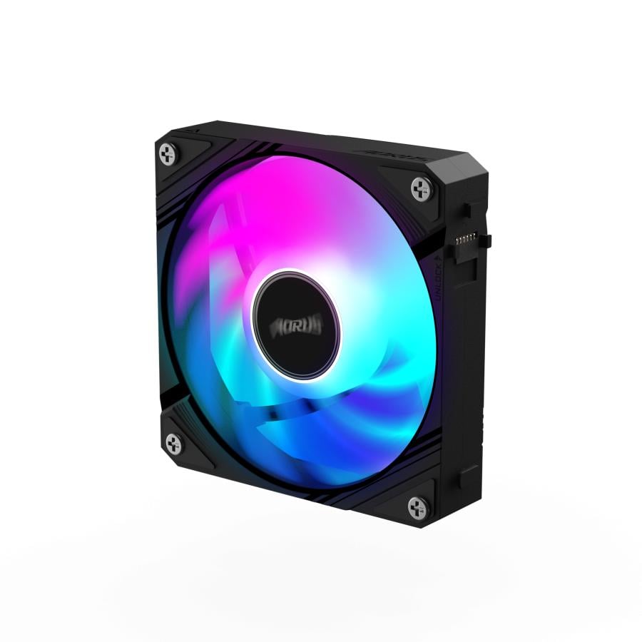 Gigabyte GP-ECFAN1201 AORUS EZ CHAIN FAN 120 ICE, 12 cm, White, HDB, 600~2000 RPM +/-10%