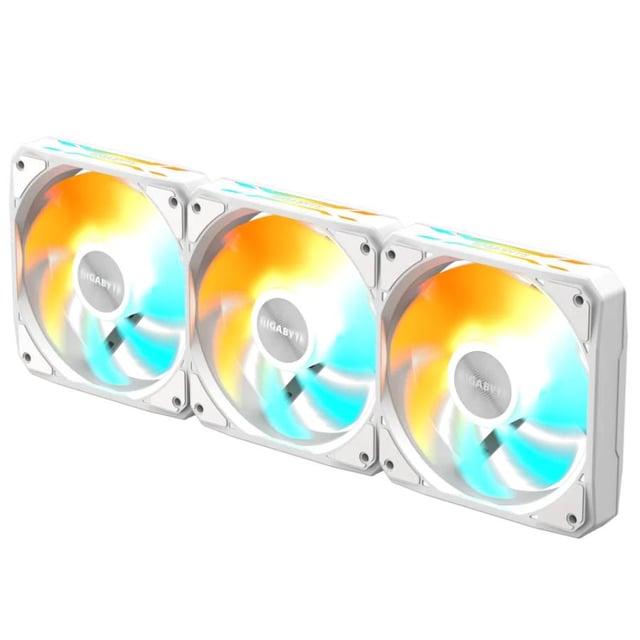 Gigabyte GP-GBT EZFAN1203ICE GIGABYTE EZ CHAIN FAN 120ICE 3-pack, White, Daisy chain fan