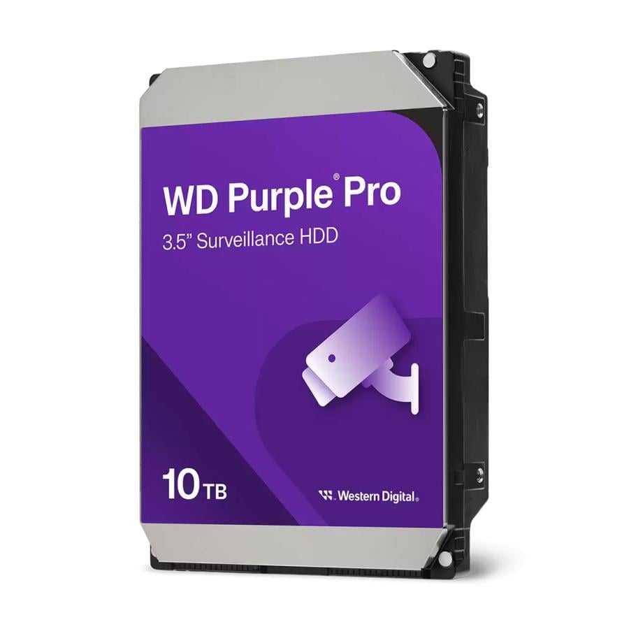 Western Digital WD102PURP Purple Pro HDD, 10 TB, 3.5",SATA 6 Gbps,7200 RPM, 256 MB, 265 MB/s