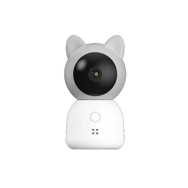 XENON X7201 Smart Baby camera without Monitor, Wi-Fi, 3 MP, Night-Vision, USB Type-C, SD, White