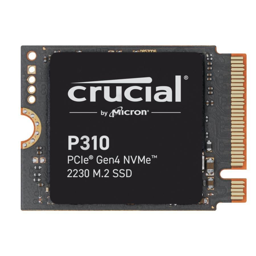 Crucial CT2000P310SSD5 P310 SSD, 2 TB, M.2 NVMe, PCIe Gen 4x4, 3D NAND, 7100/ 6000 MB/s, Heatsink