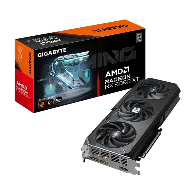 Gigabyte GV-R9060XTGAMING OC-16GD Radeon RX 9060 XT GAMING OC 16G, 16GB, GDDR6, 128bit, PCIe 5.0