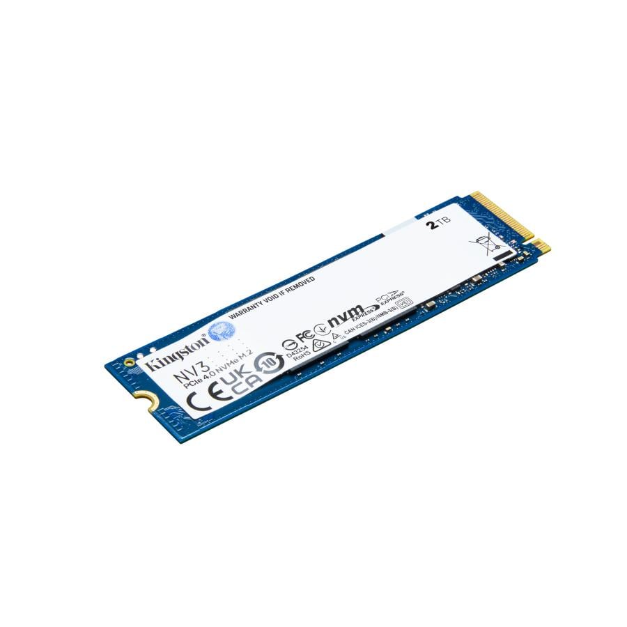 Kingston SNV3S/2000G Technology 2000G NV3 SSD, 2 TB, M.2 2280 NVMe, PCIe 4.0, 6000 MB/s