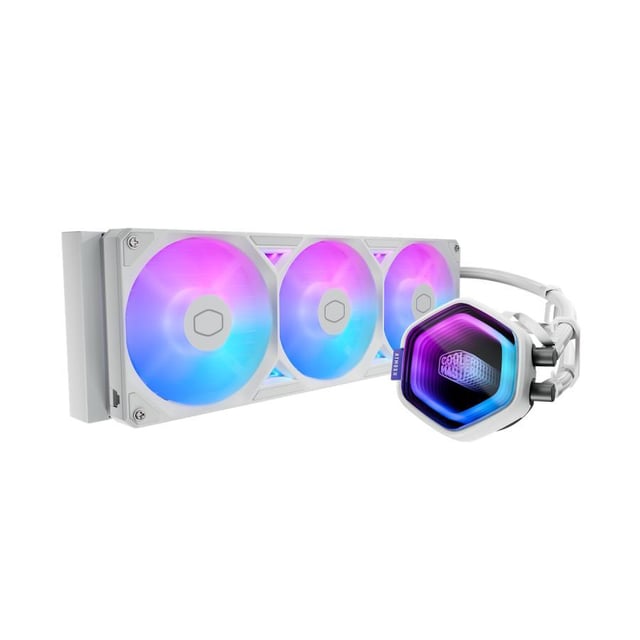 Cooler Master MLX-D36M-A25SZ-LW Masterliquid Atmos II White, 360mm, Pixel LED, 3x 120mm Sickleflow