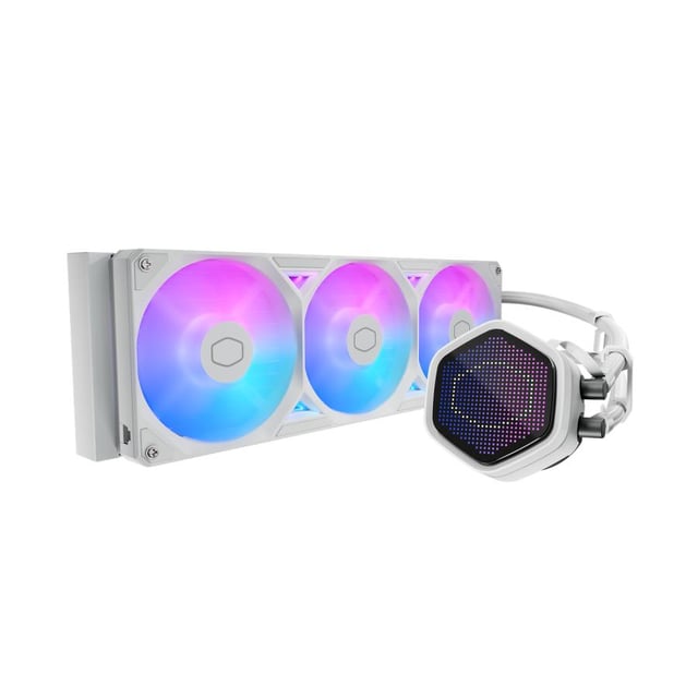 Cooler Master MLX-D36M-A25SZ-PW Atmos II Pixel LED White, 360mm Radiator, 2x 120mm Sickleflow