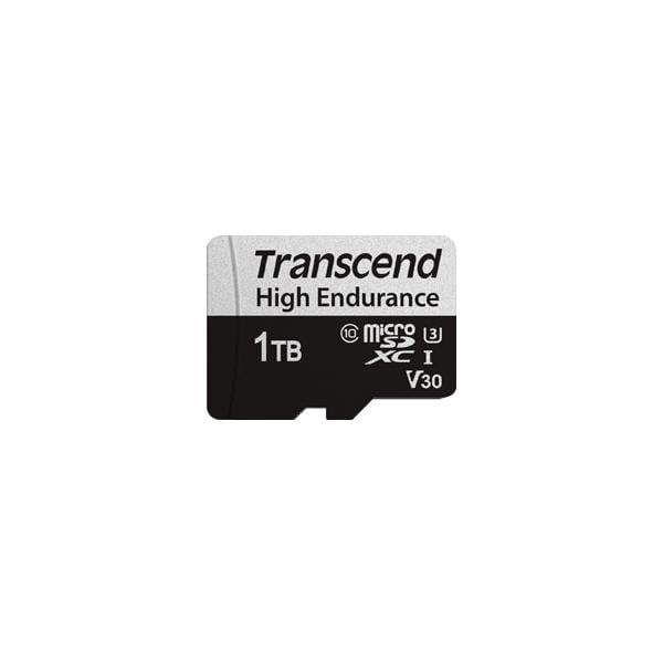 Transcend TS1TUSD350V USD350V microSD w/ adapter, 1TB, UHS-I U3, High Endurance
