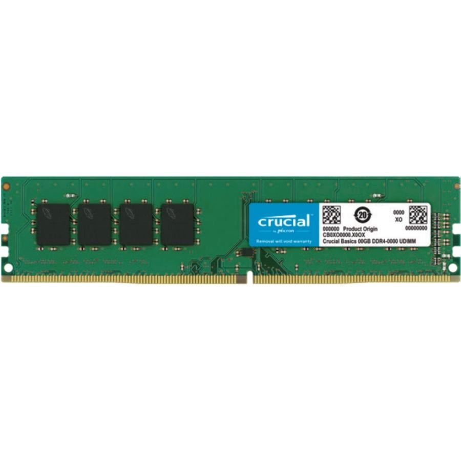 Crucial CB8GU3200 DIMM, 8GB, DDR4, 3200 Mhz, CL22, 1.2v