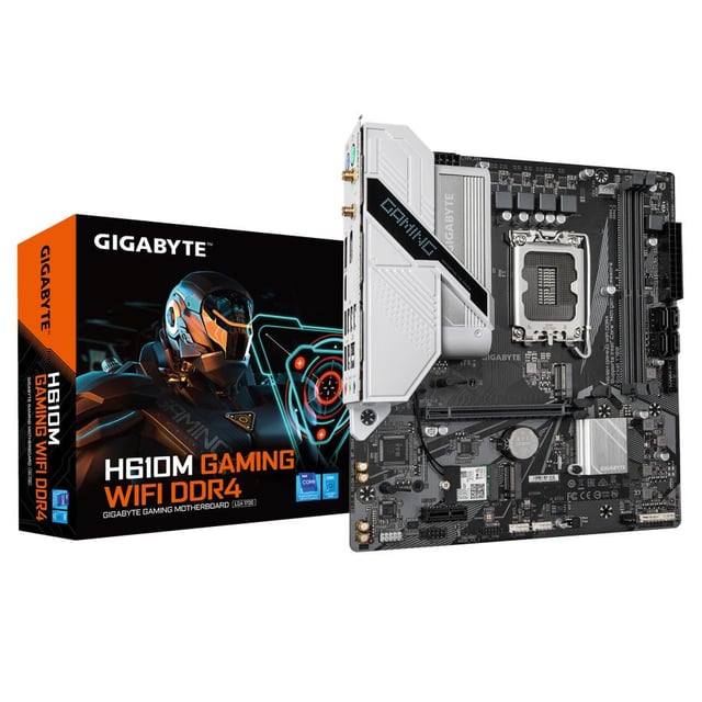 Gigabyte H610M GAMING WF DDR4, mATX, Intel LGA1700, DDR4 3200Mhz, 2x M.2, WI-FI 802.11ac, GbE LAN