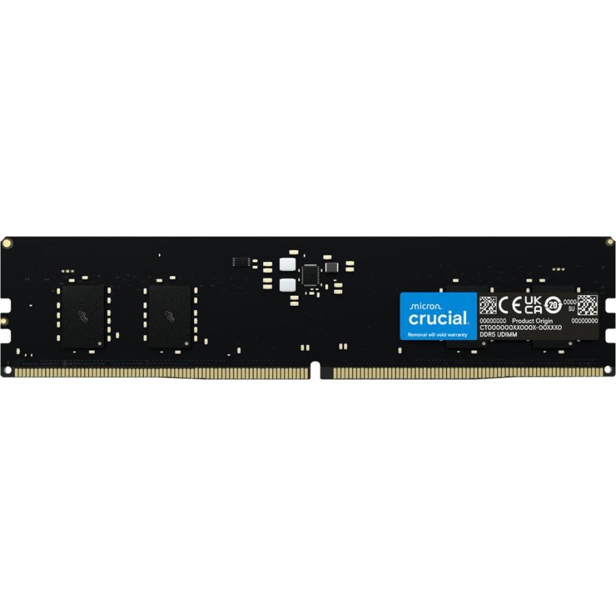 Crucial CT32G56C46U5 U-DIMM, 1x 32 GB, DDR5, 5600 MHz, CL46, 1.1v, Black