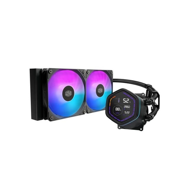 Cooler Master MLX-D24M-A18PA-RD ML Core Nex Digital 240 Black ARGB, 2x 120mm, 650 ~ 1750 RPM, ARGB