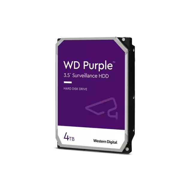 Western Digital WD44PURZ WD Purple Surveillance HDD, 4TB, 3.5", SATA3, 256 MB