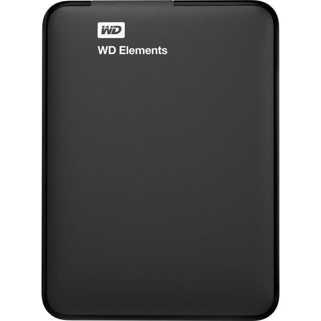 Western Digital WDBG8A0060BBK-W Elements Portable SE External HDD, 6 TB, USB 3.0