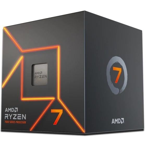 AMD 100-100000592BOX Ryzen 7 7700 Boxed, AMD AM5, 8-Core HT, 3.8/ 5.3 Ghz, 32MB, DDR5, 65W, BOX